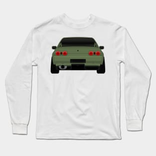 R32 rear Green Long Sleeve T-Shirt